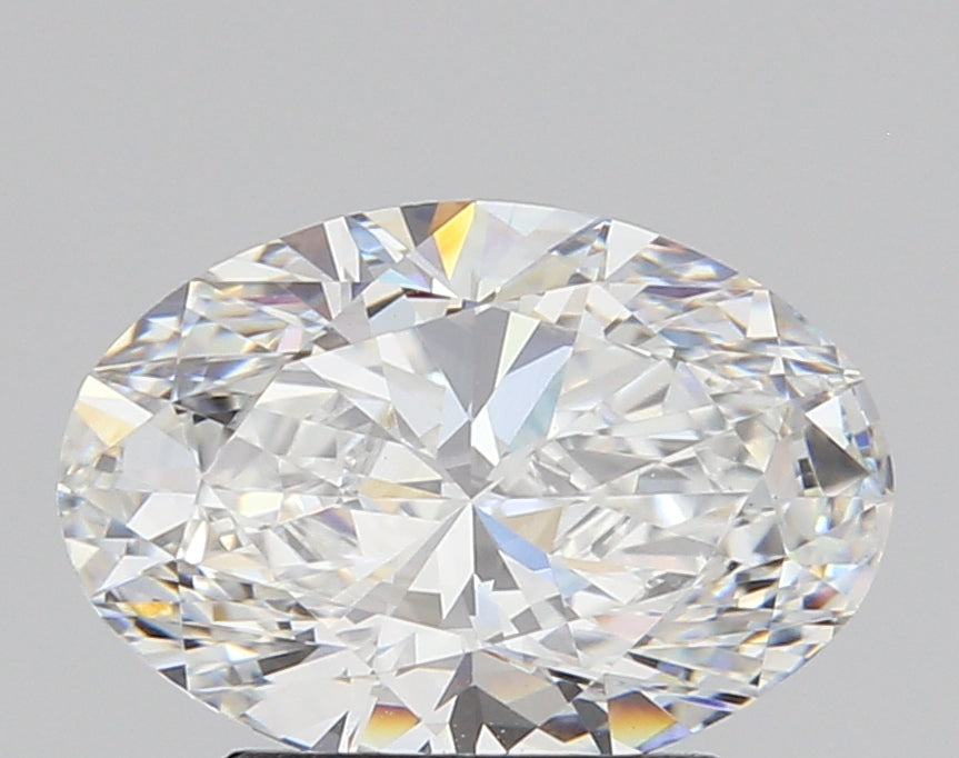 Loose 1.54 Carat E VS1 GCAL Certified Lab Grown Oval Diamonds