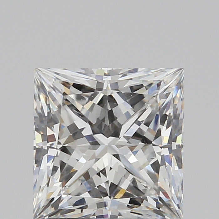 Loose 1.46 Carat E VS2 GCAL Certified Lab Grown Princess Diamonds