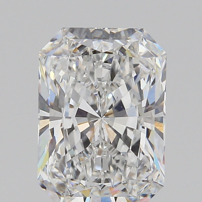Loose 1.57 Carat E VS2 GCAL Certified Lab Grown Radiant Diamonds