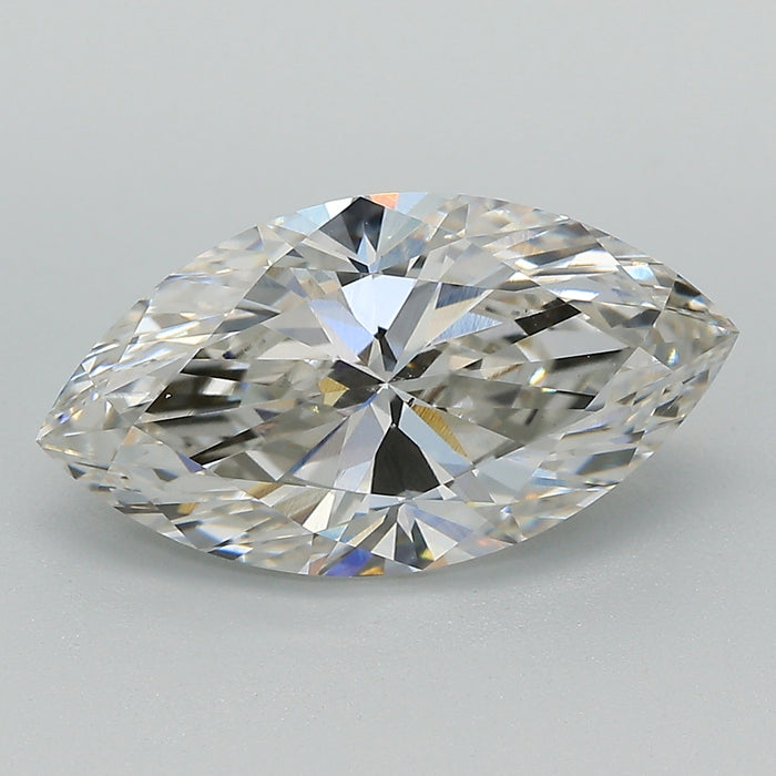 Loose 3.04 Carat G VS2 IGI Certified Lab Grown Marquise Diamonds