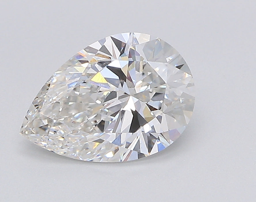 Loose 1.51 Carat F VS1 IGI Certified Lab Grown Pear Diamonds