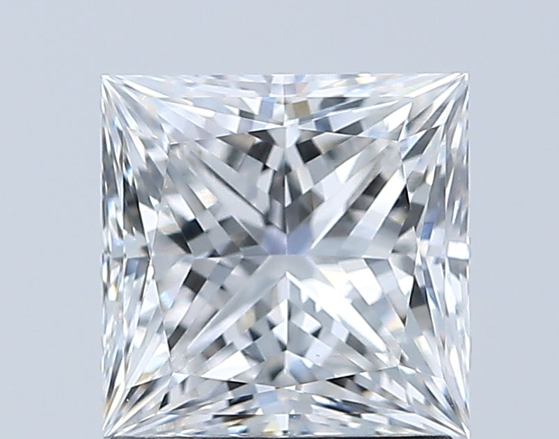 Loose 1.51 Carat E VVS2 IGI Certified Lab Grown Princess Diamonds