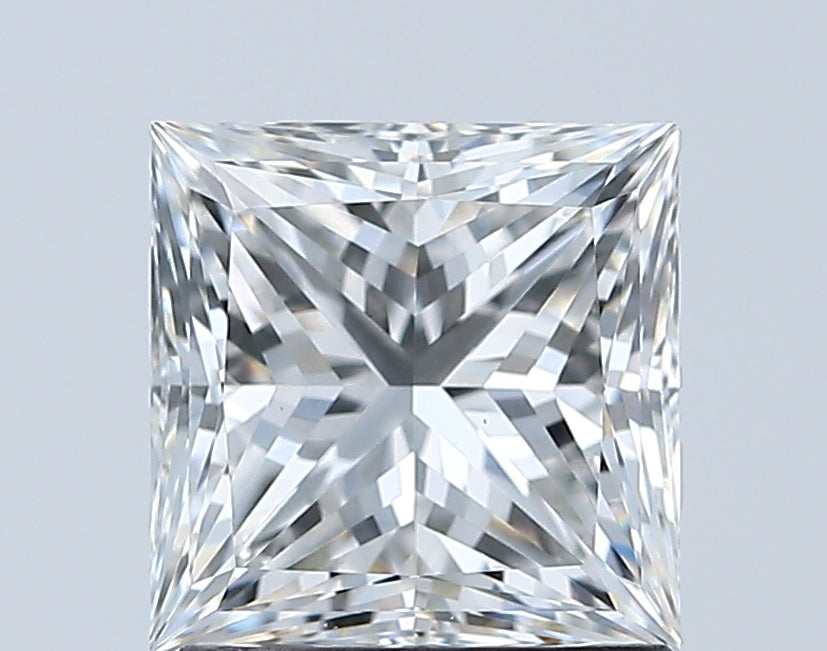Loose 1.52 Carat F VS1 IGI Certified Lab Grown Princess Diamonds