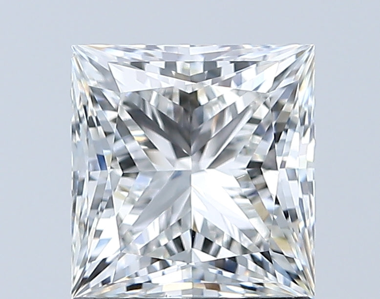 Loose 1.48 Carat F VS1 IGI Certified Lab Grown Princess Diamonds