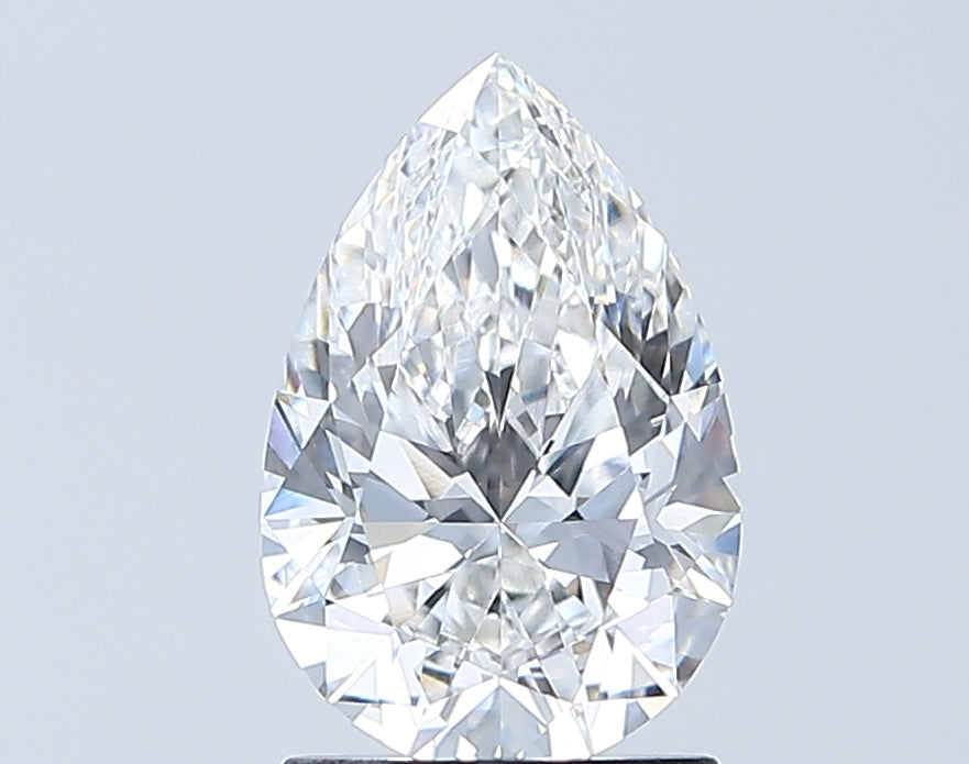 Loose 1.52 Carat E VVS2 IGI Certified Lab Grown Pear Diamonds