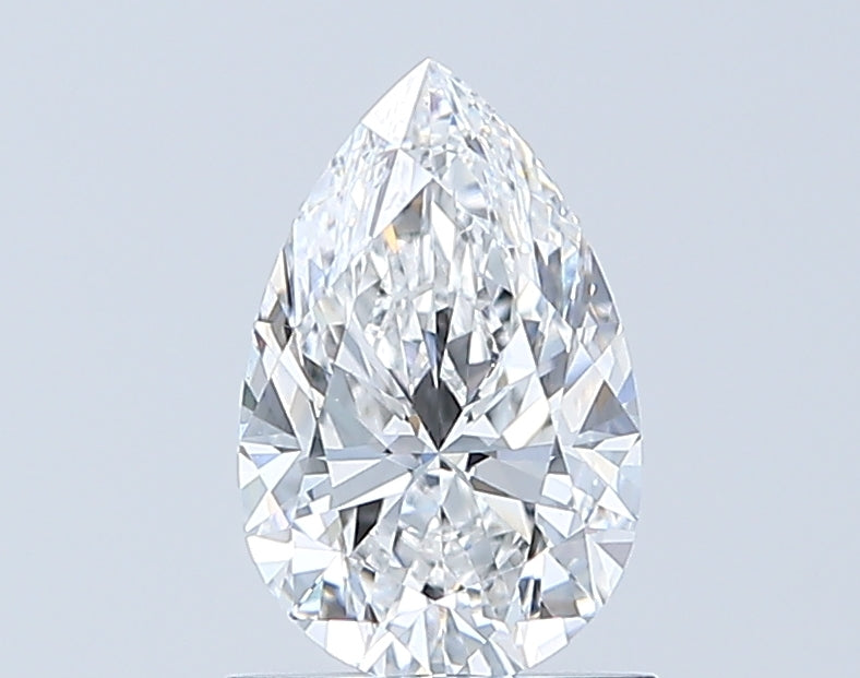 Loose 1.01 Carat D VS1 IGI Certified Lab Grown Pear Diamonds