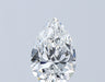 Loose 1.05 Carat D VVS2 IGI Certified Lab Grown Pear Diamonds