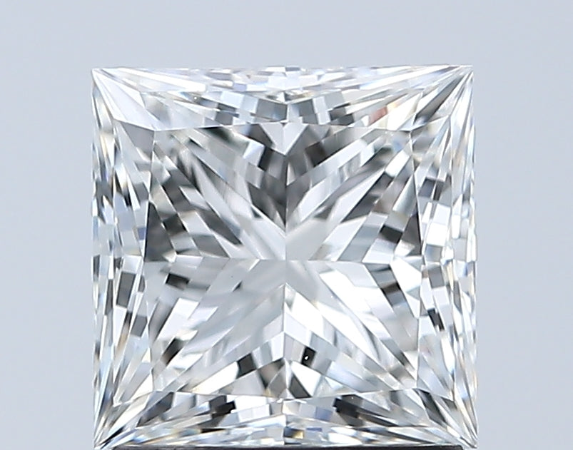 Loose 1.54 Carat F VVS2 IGI Certified Lab Grown Princess Diamonds