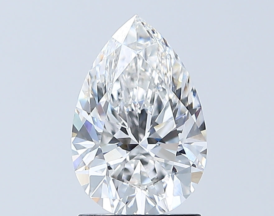 Loose 1.55 Carat E VVS2 IGI Certified Lab Grown Pear Diamonds
