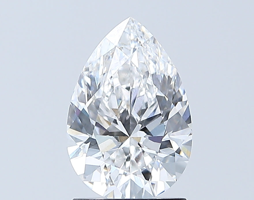 Loose 1.53 Carat D VS1 IGI Certified Lab Grown Pear Diamonds