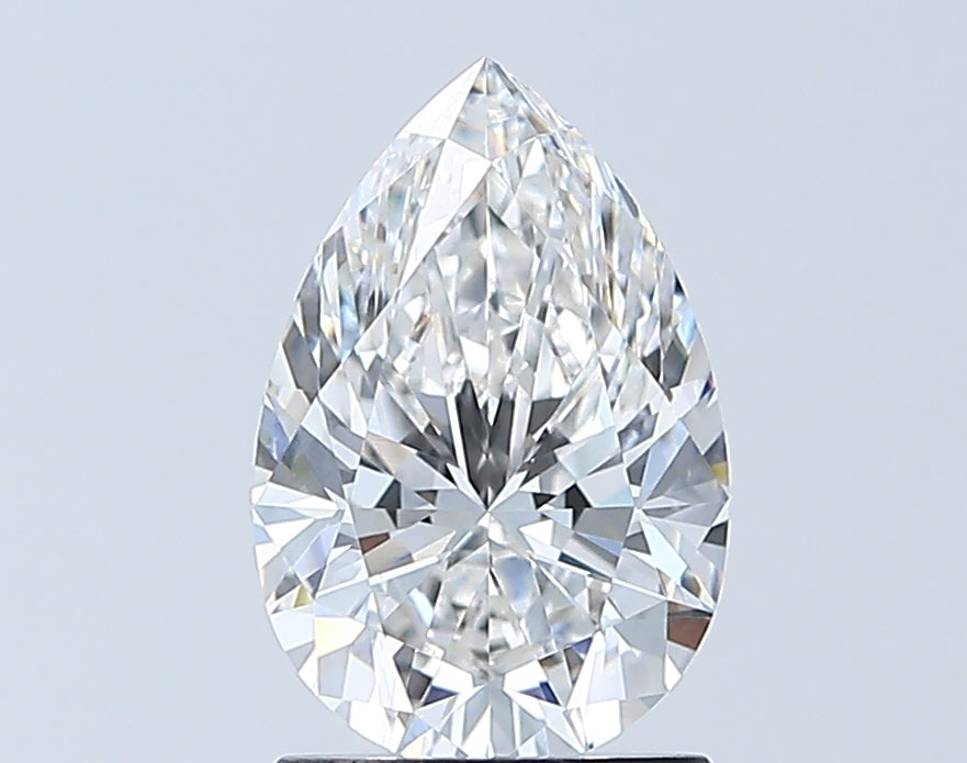 Loose 1.54 Carat E VVS2 IGI Certified Lab Grown Pear Diamonds