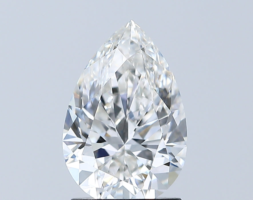 Loose 1.54 Carat F VS2 IGI Certified Lab Grown Pear Diamonds