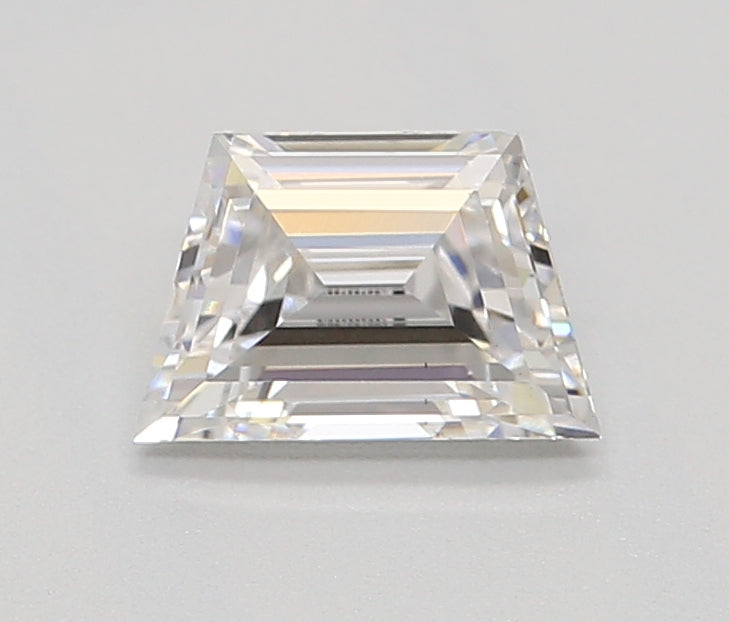 Loose 0.54 Carat D VS1 IGI Certified Lab Grown Trapezoid Diamonds