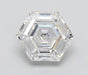 Loose 3.02 Carat F VS1 IGI Certified Lab Grown Hexagon Diamonds