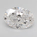 Loose 3.09 Carat F VS1 IGI Certified Lab Grown Oval Diamonds