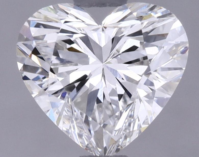 1.11Ct F VVS2 IGI Certified Heart Lab Grown Diamond - New World Diamonds - Diamonds