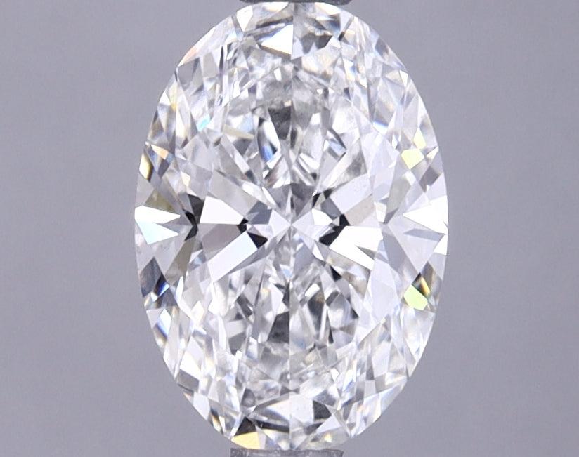 1.27Ct F VS1 IGI Certified Oval Lab Grown Diamond - New World Diamonds - Diamonds