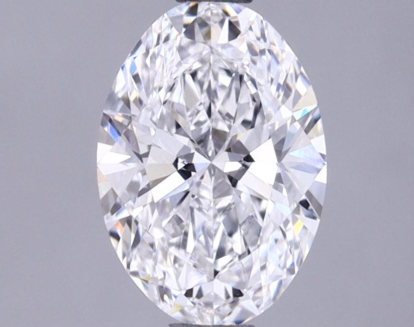 1.31Ct D VVS2 IGI Certified Oval Lab Grown Diamond - New World Diamonds - Diamonds