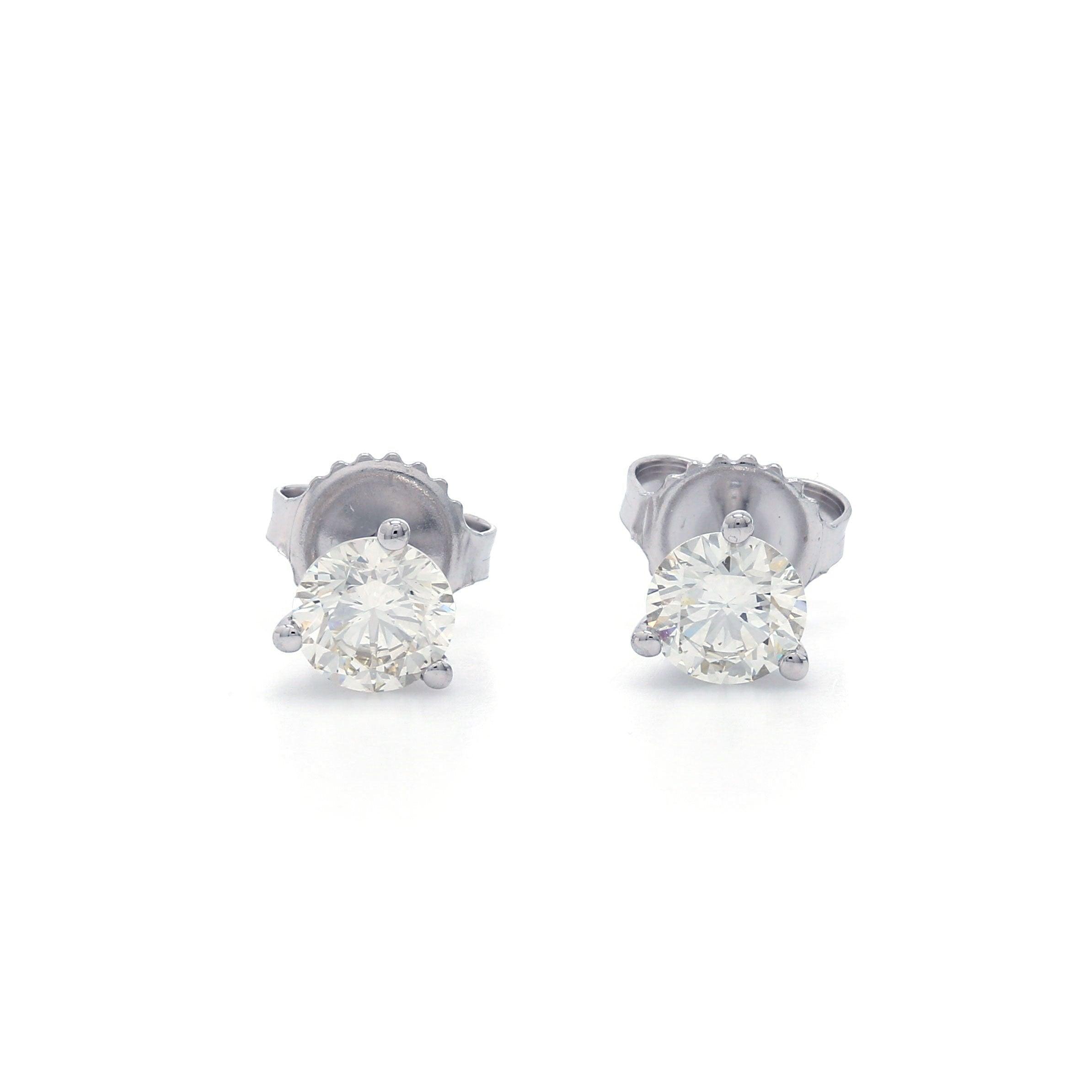 Ethel Earrings 1 1/4 Ct. T.W. IGI Certified J-K - Earrings - gemstone - jewelry