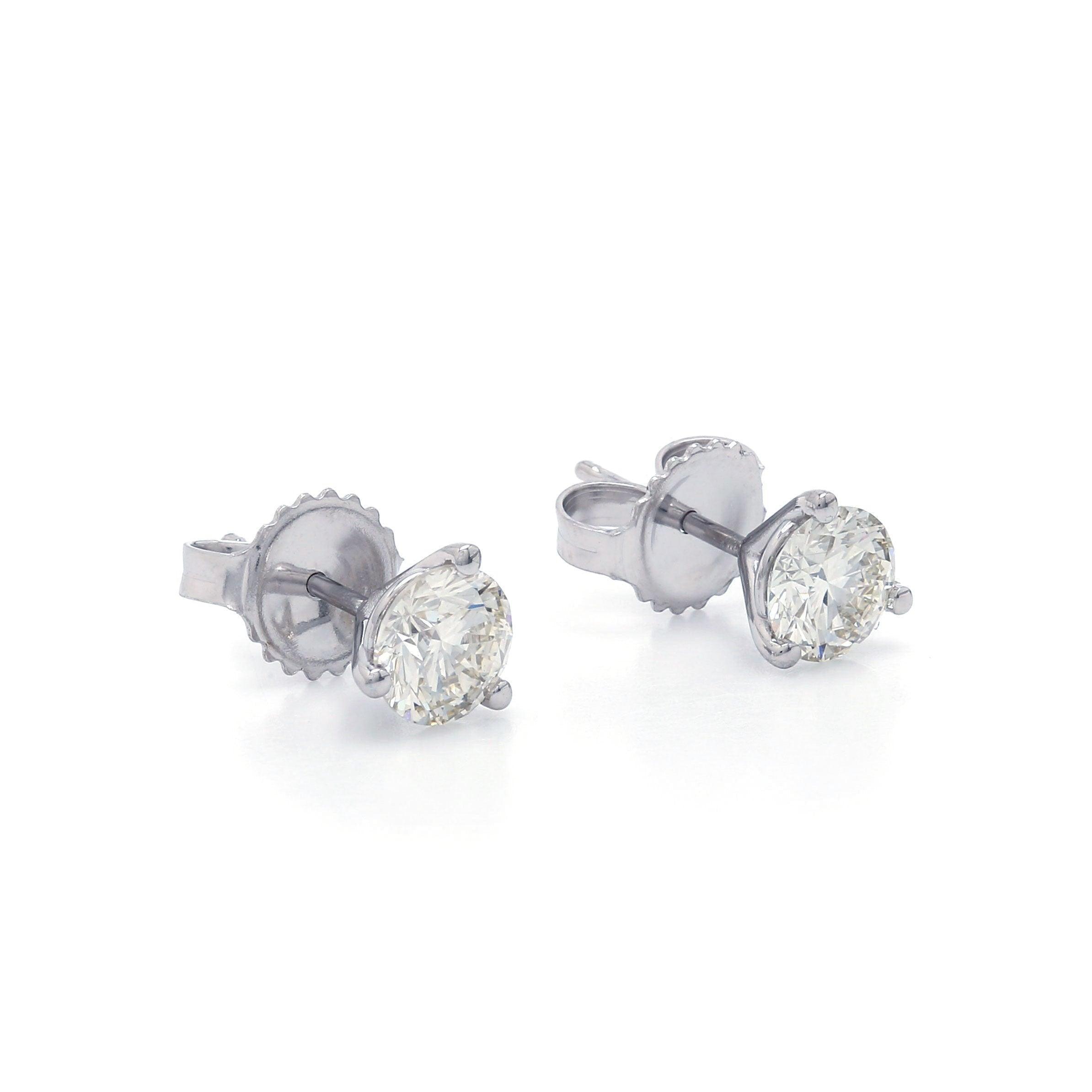 Ethel Earrings 1 1/4 Ct. T.W. IGI Certified J-K - Earrings - gemstone - jewelry