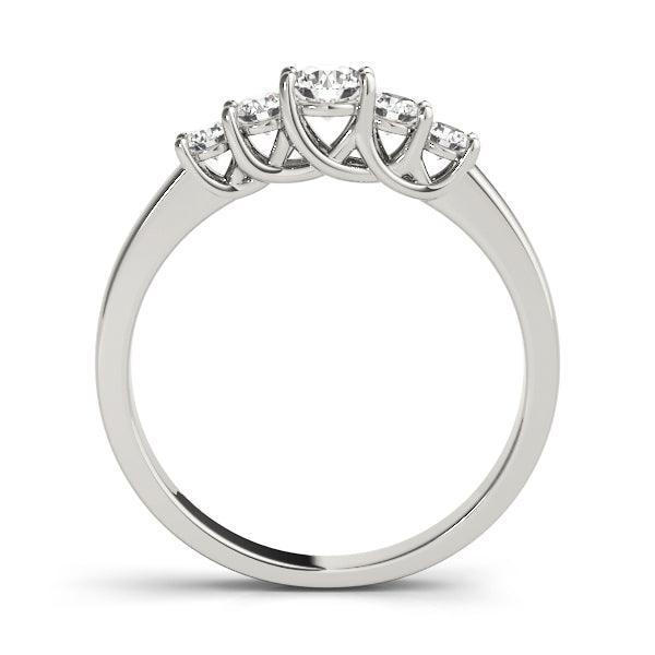 Familia 5 Stone Band 1.0Ctw - Ring - gemstone - jewelry