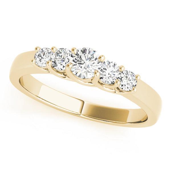 Familia 5 Stone Band 1.0Ctw - Ring - gemstone - jewelry