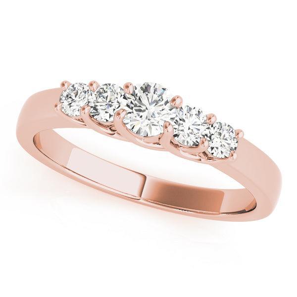 Familia 5 Stone Band 1.0Ctw - Ring - gemstone - jewelry