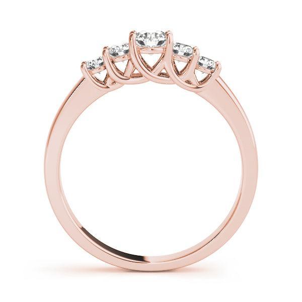 Familia 5 Stone Band 1.0Ctw - Ring - gemstone - jewelry