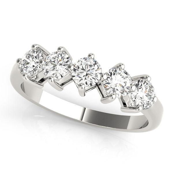 Five Stone Band 3/4Ctw - Ring - gemstone - jewelry