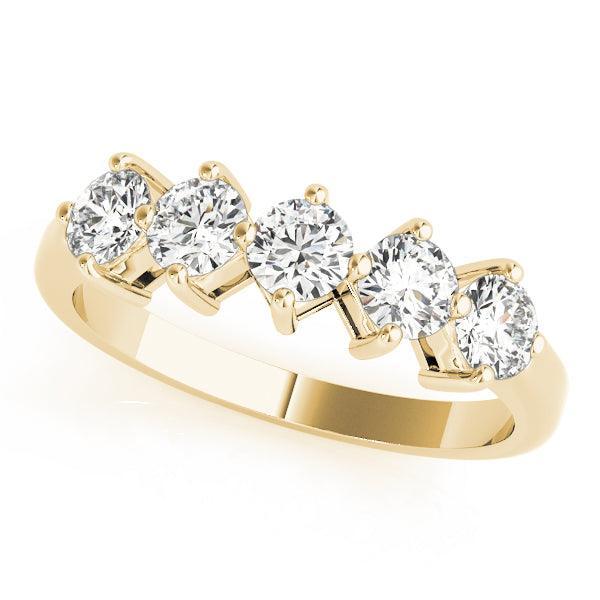 Five Stone Band 3/4Ctw - Ring - gemstone - jewelry