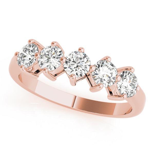 Five Stone Band 3/4Ctw - Ring - gemstone - jewelry
