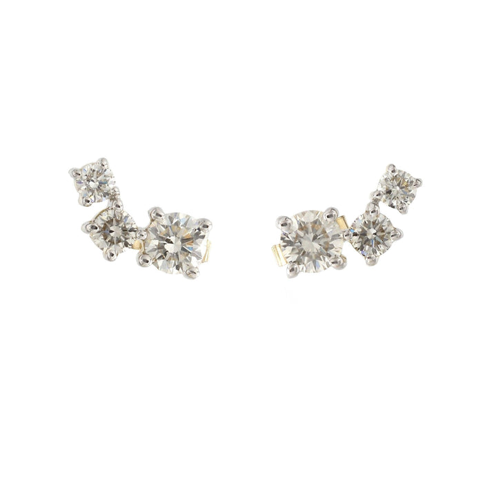 Florence Earrings 1 1/4 Ct. T.W. - New World Diamonds - Earrings