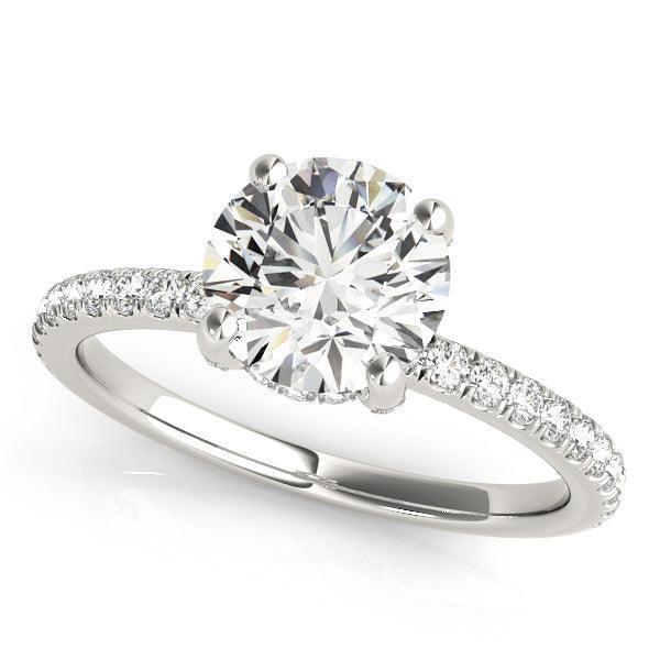 Gail Hidden Halo Setting - Settings - gemstone - jewelry
