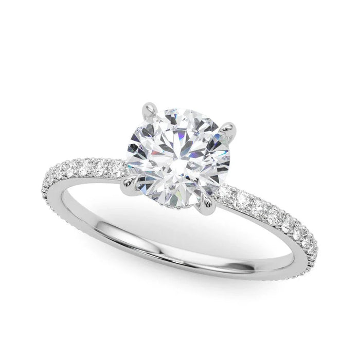 Jade Hidden Halo Setting - New World Diamonds - Settings