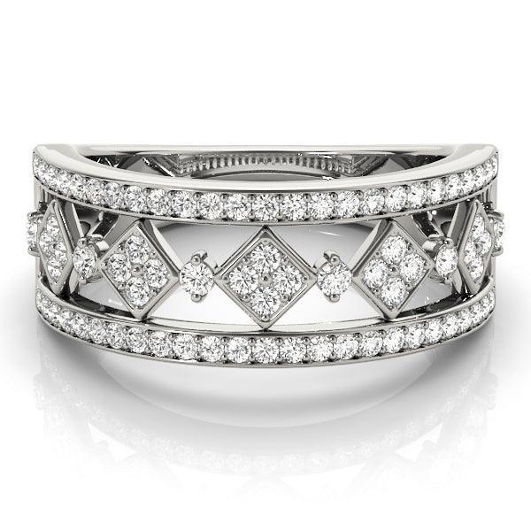 Jennie Wide Band - Ring - gemstone - jewelry