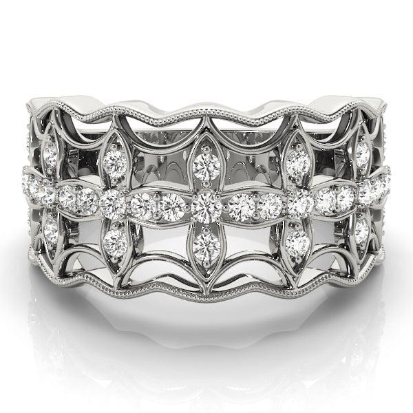 Jordan Wide Band - Ring - gemstone - jewelry