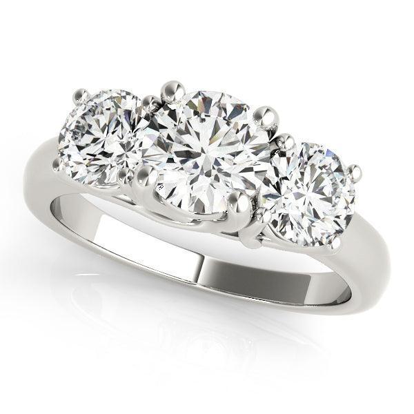 KatherineÂ 3 Stone Setting - Settings - gemstone - jewelry