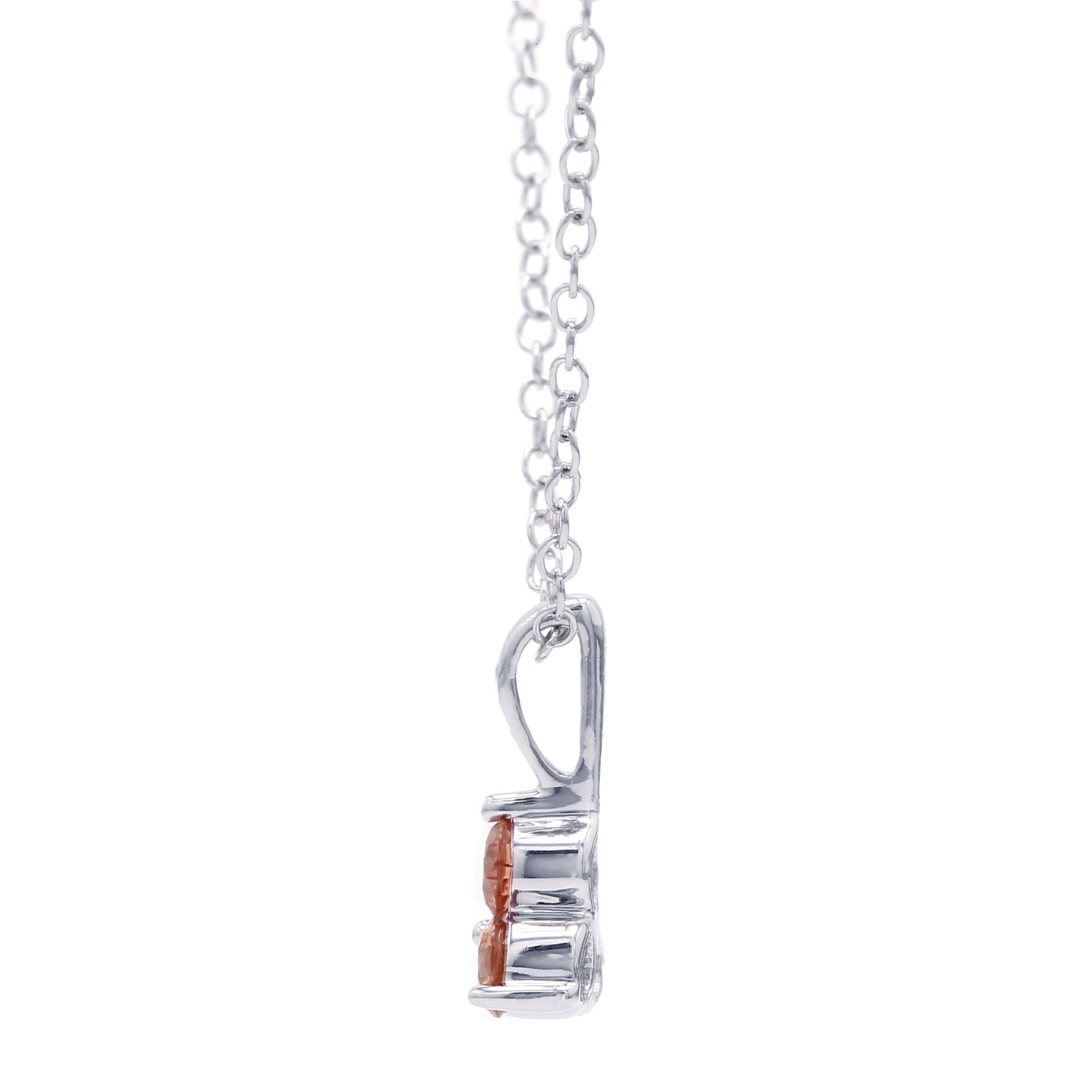 Kelsey Pendant - 1/4 Ct. T.W. Orange - Pendant - gemstone - jewelry