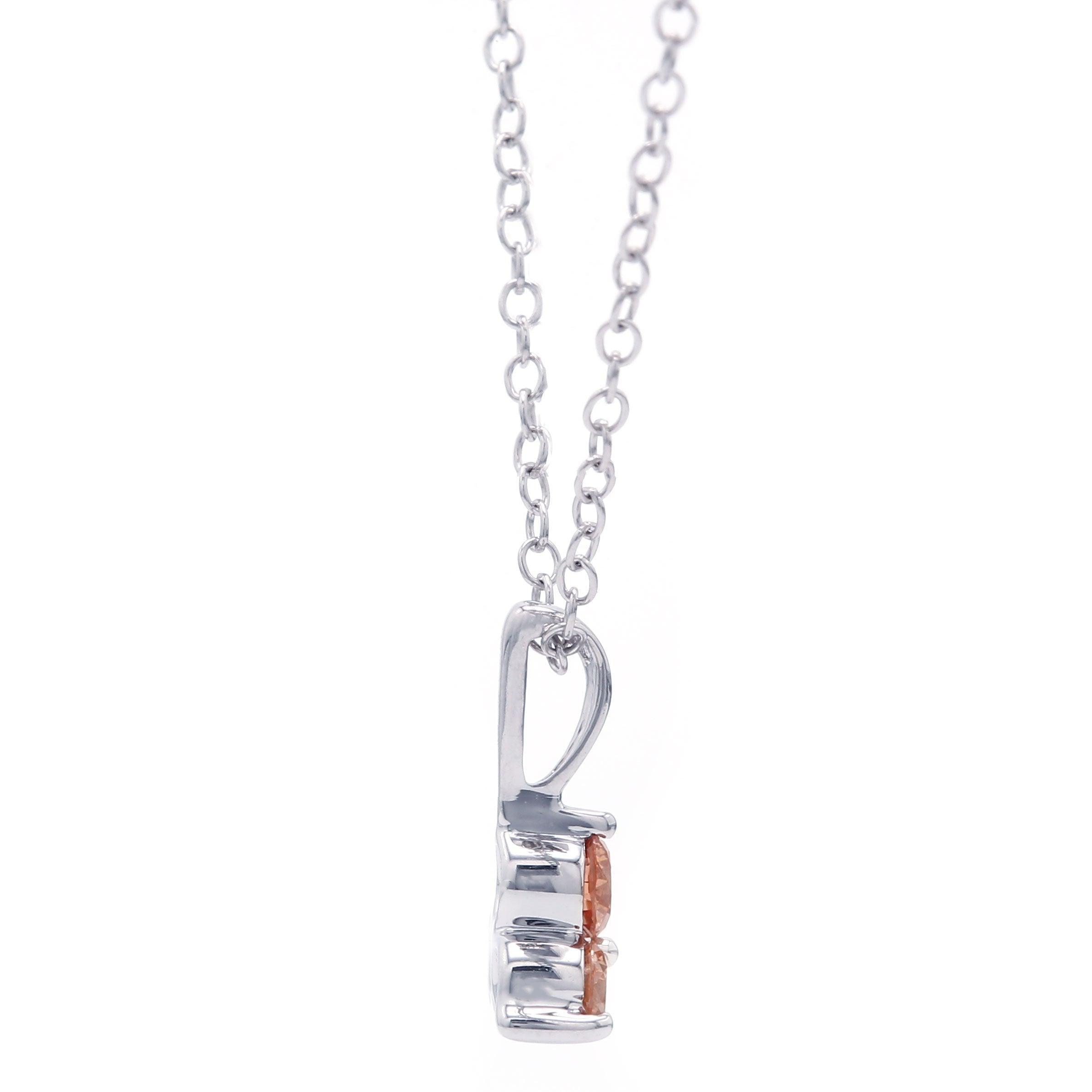 Kelsey Pendant - 1/4 Ct. T.W. Orange - Pendant - gemstone - jewelry
