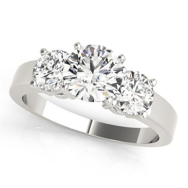 Krista 3 Stone Setting - Settings - gemstone - jewelry
