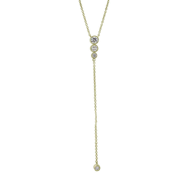 Lariat Necklace - 1/2 Ct. T.W. - New World Diamonds - Necklace