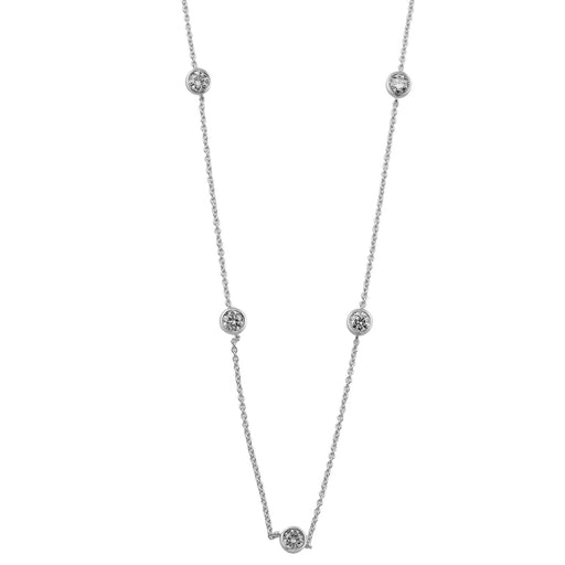 Layla Station Necklace 3 1/2Ctw. - Necklace - gemstone - jewelry