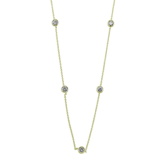 Layla Station Necklace 3 1/2Ctw. - Necklace - gemstone - jewelry