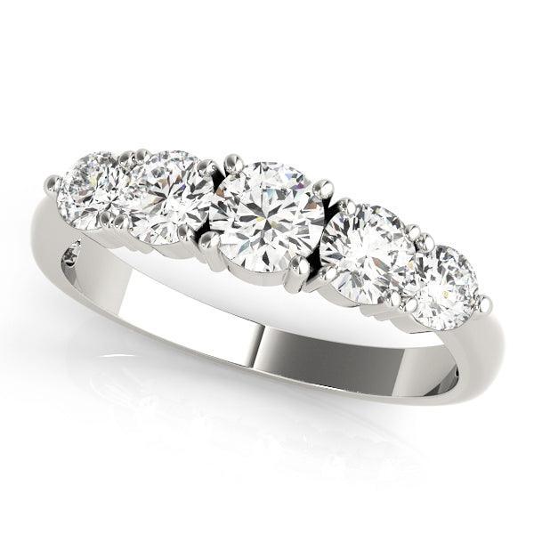Lisa 5 Stone Band 1.0Ctw - Ring - gemstone - jewelry