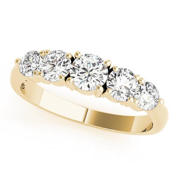 Lisa 5 Stone Band 1.0Ctw - Ring - gemstone - jewelry