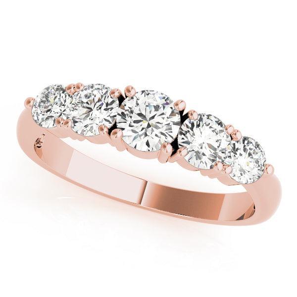Lisa 5 Stone Band 1.0Ctw - Ring - gemstone - jewelry