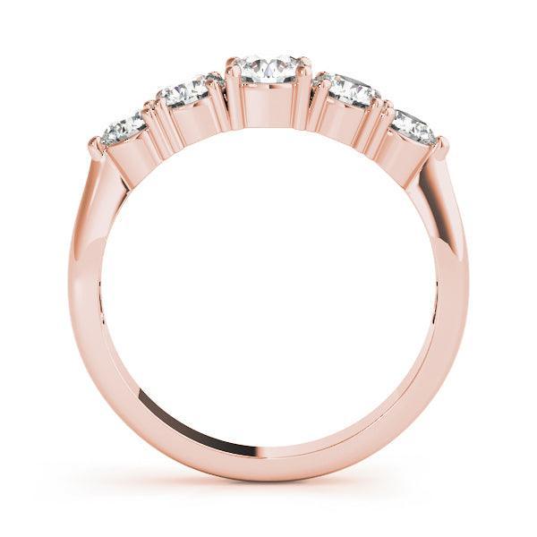 Lisa 5 Stone Band 1.0Ctw - Ring - gemstone - jewelry
