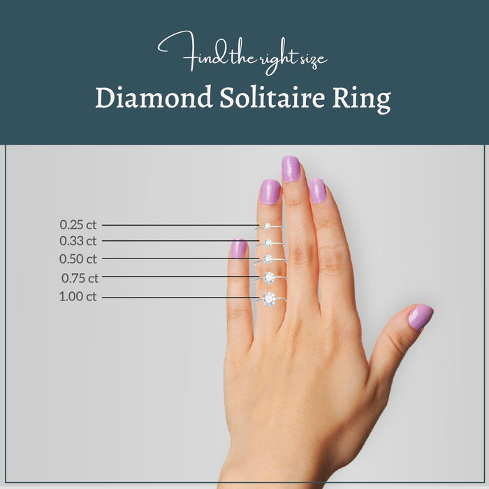 Brilliance Fine Jewelry 925 Pear Cut Lab Grown Diamond 1/2 Carat Engagement  Ring | eBay
