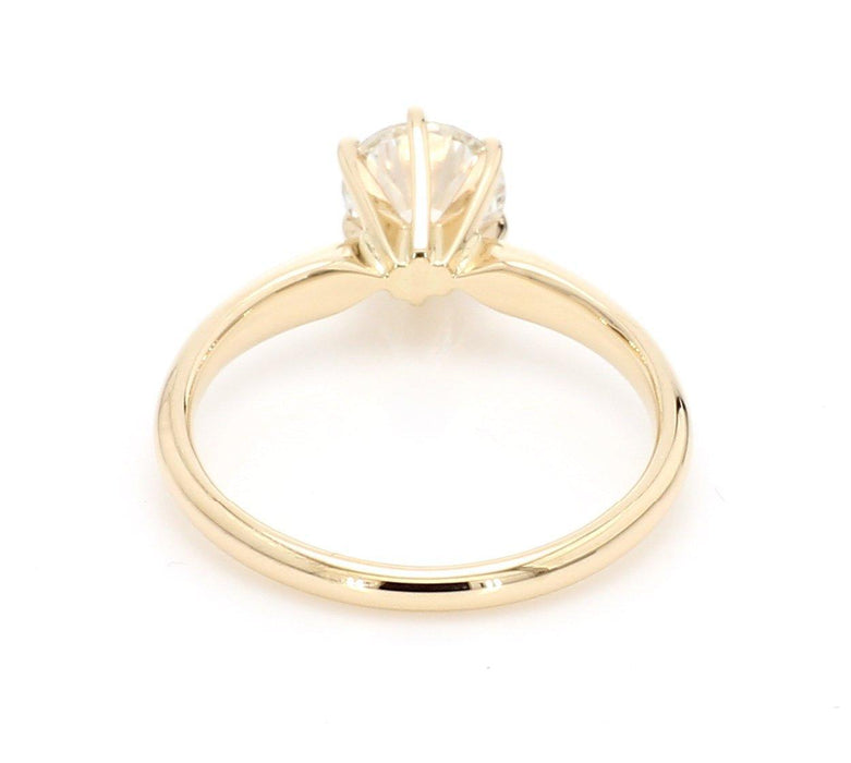 Mallory: 1 carat pear shape engagement ring