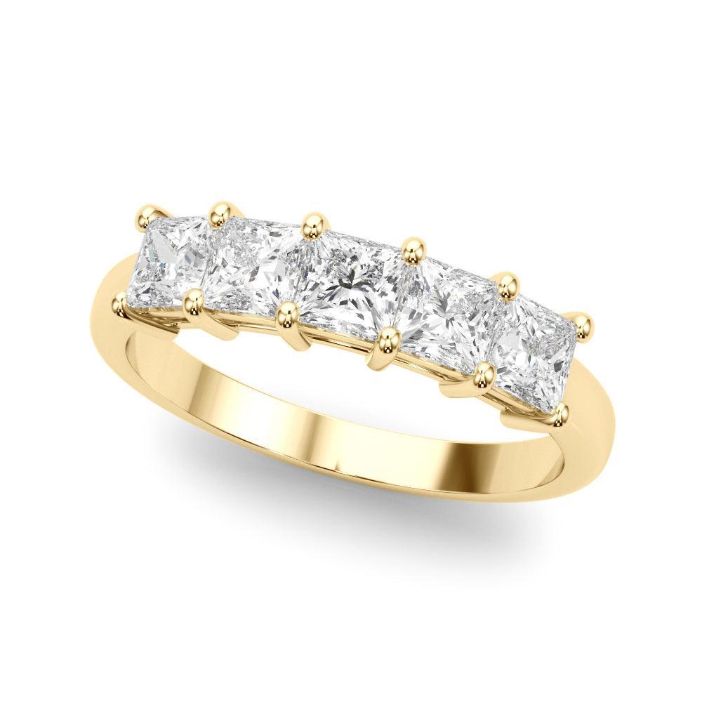 Meilleure Five Stone Band 1.0Ctw - Ring - gemstone - jewelry